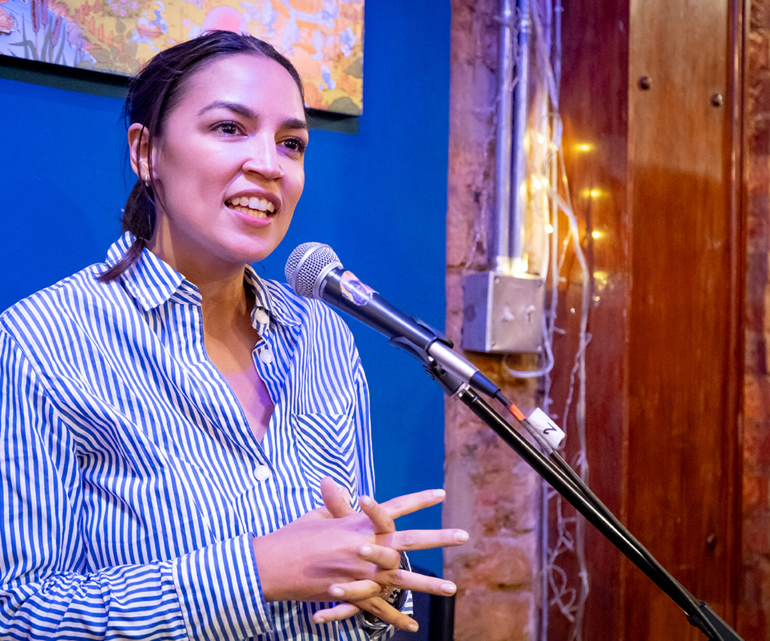 Alexandra Ocasio-Cortez en Colombia