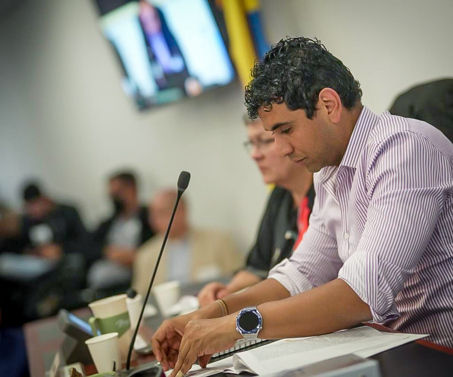 David Racero Audiencia Economía popular